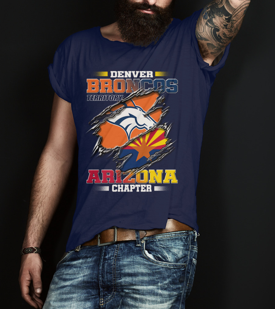 Denver Broncos Territory Arizona Chapter T-Shirt