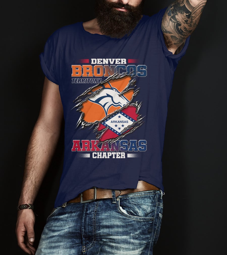 Denver Broncos Territory Arkansas Chapter T-Shirt
