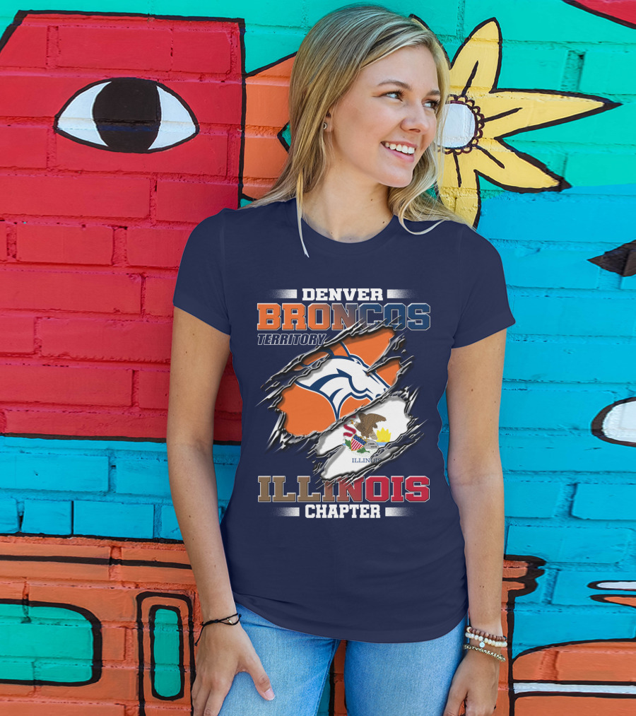 Denver Broncos Territory Illinois Chapter T-Shirt