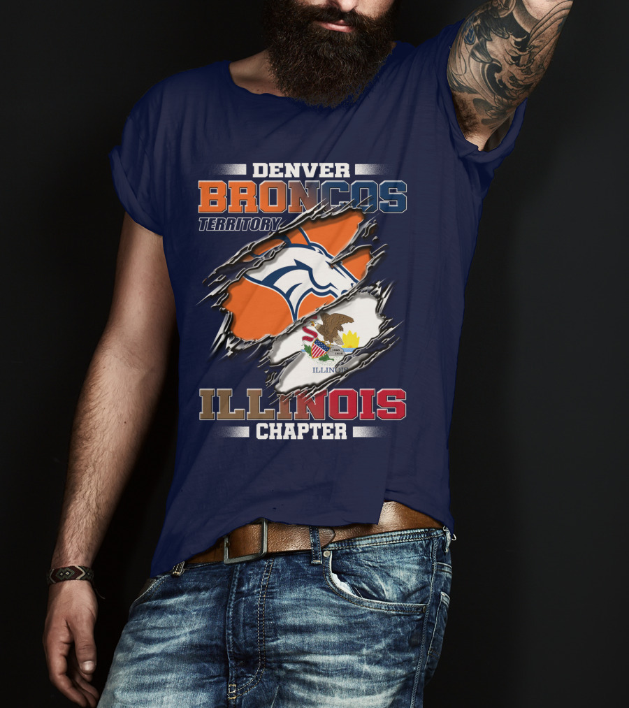 Denver Broncos Territory Illinois Chapter T-Shirt