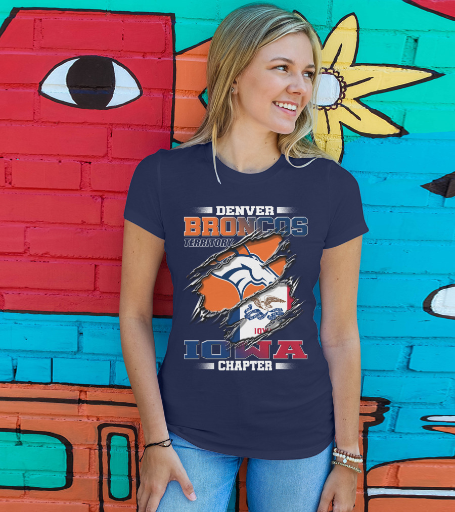 Denver Broncos Territory Iowa Chapter T-Shirt