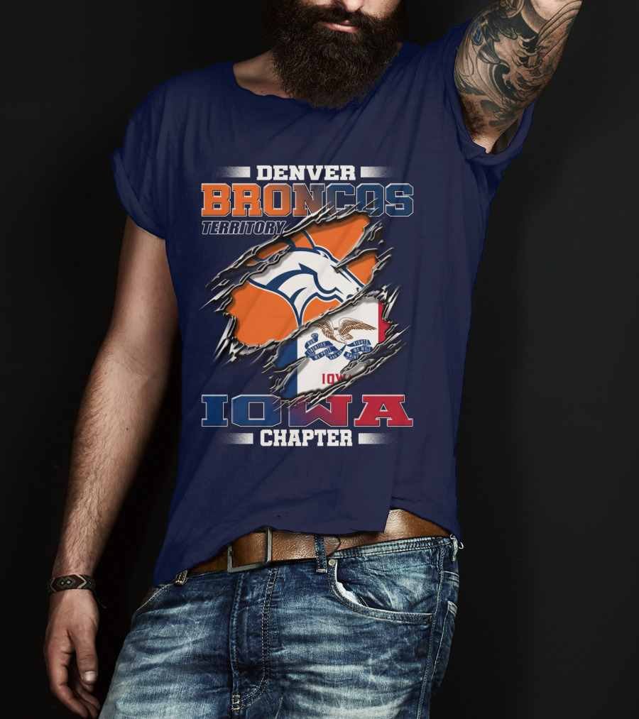 Denver Broncos Territory Iowa Chapter T-Shirt
