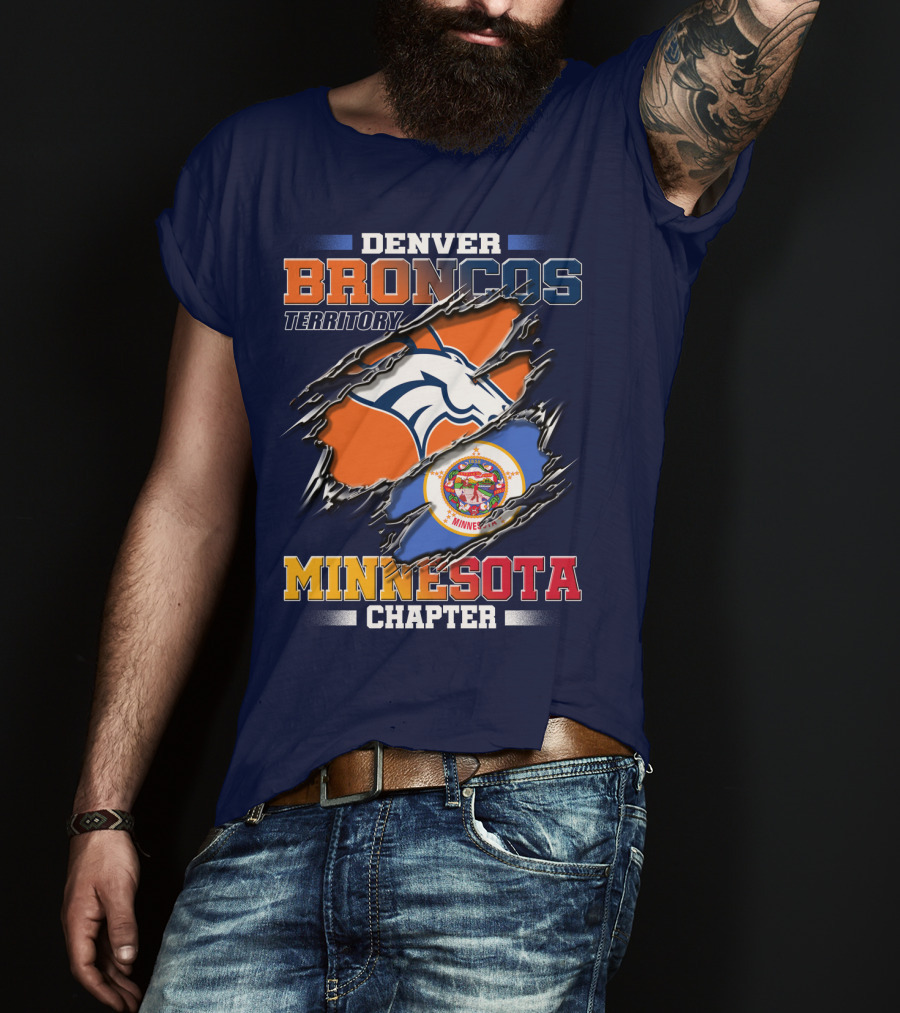Denver Broncos Territory Minnesota Chapter T-Shirt
