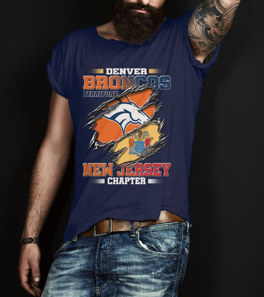 Denver Broncos Territory New Jersey Chapter T-Shirt