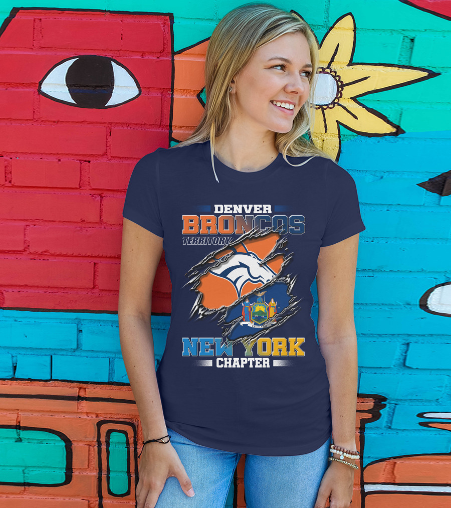 Denver Broncos Territory New York Chapter T-Shirt