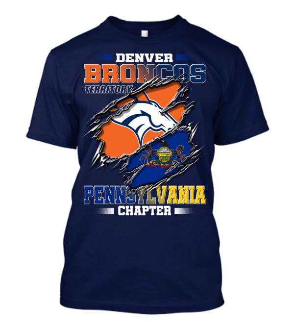 Denver Broncos Territory Pennsylvania Chapter T-Shirt