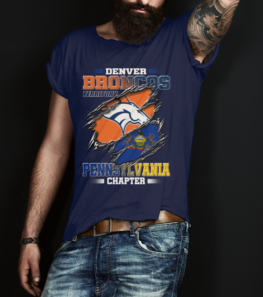 Denver Broncos Territory Pennsylvania Chapter T-Shirt