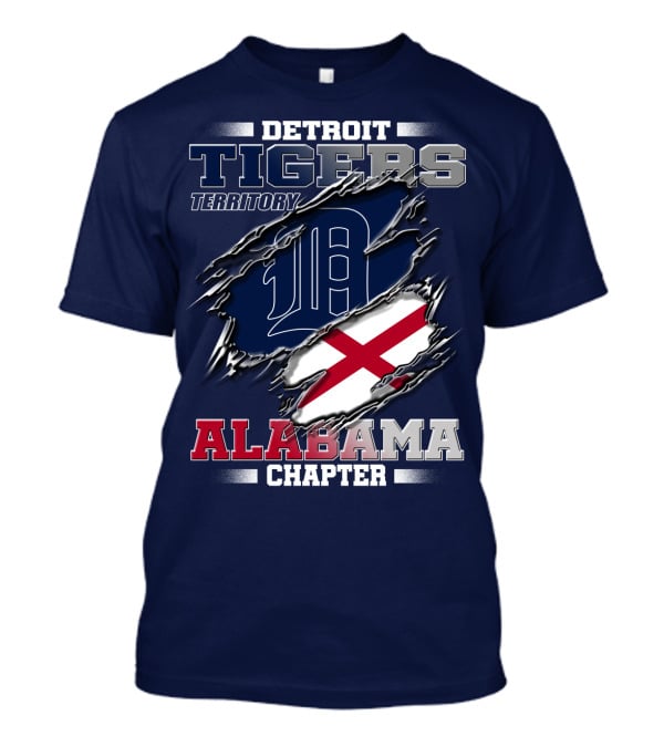 Detroit Tigers Territory Alabama Chapter T-Shirt