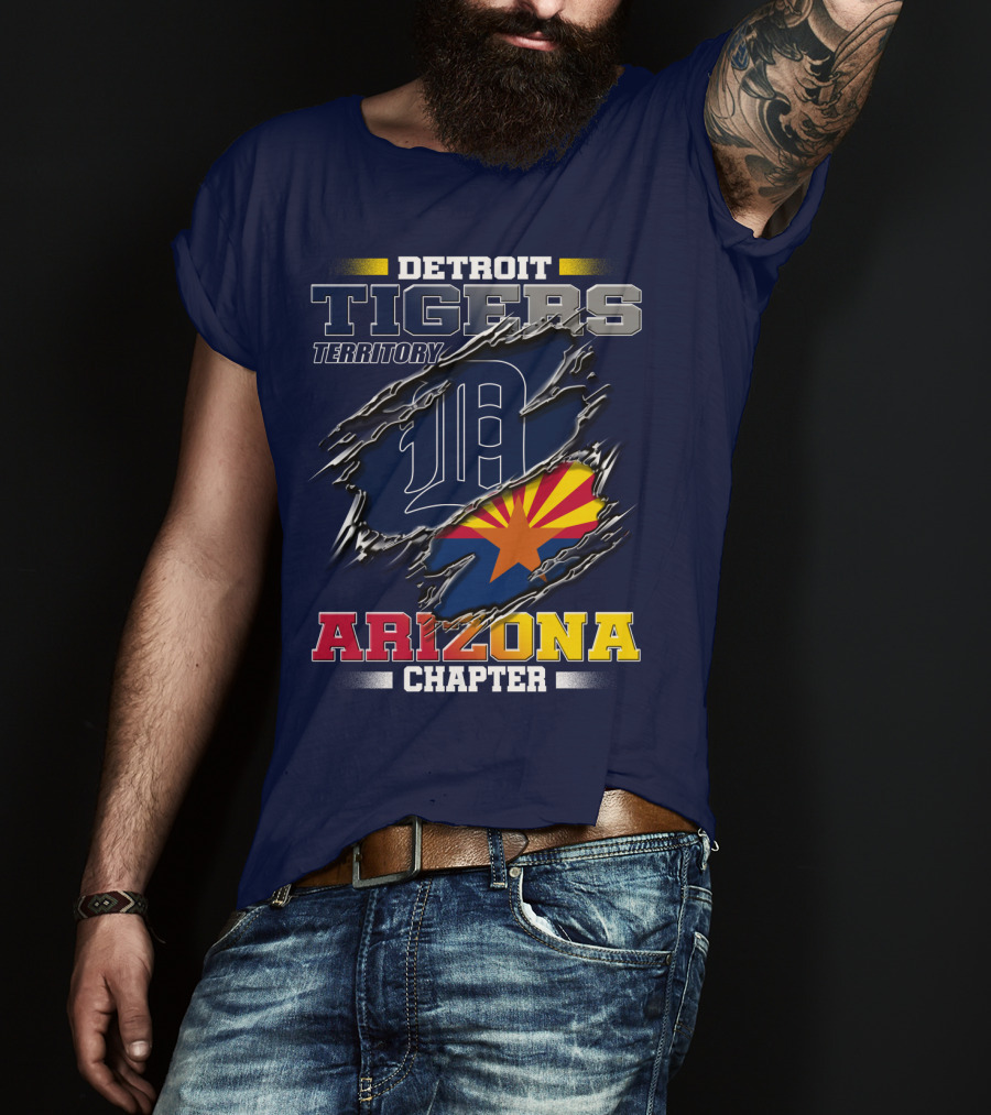Detroit Tigers Territory Arizona Chapter T-Shirt