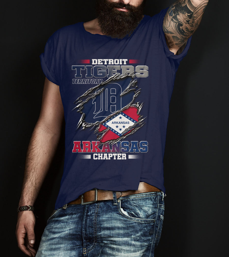 Detroit Tigers Territory Arkansas Chapter T-Shirt