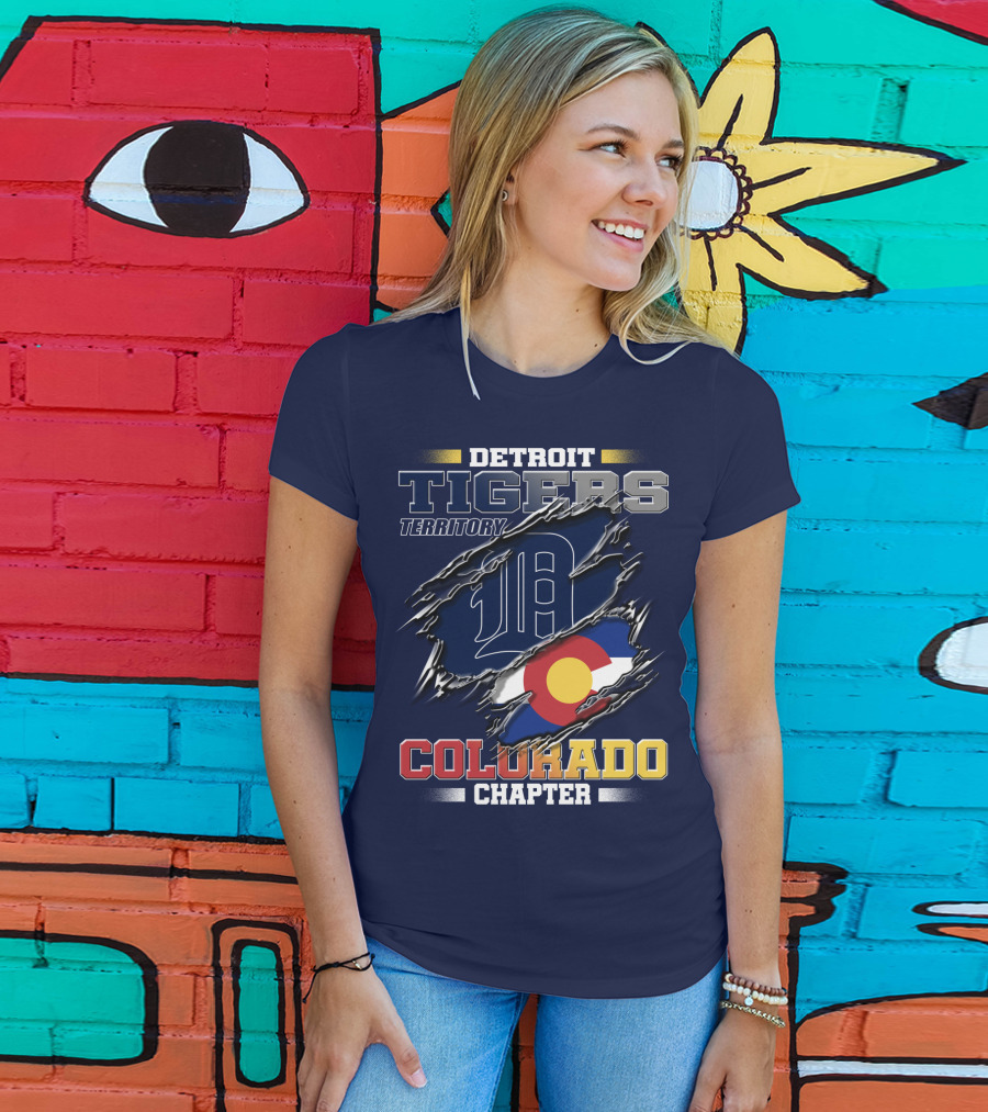 Detroit Tigers Territory Colorado Chapter T-Shirt
