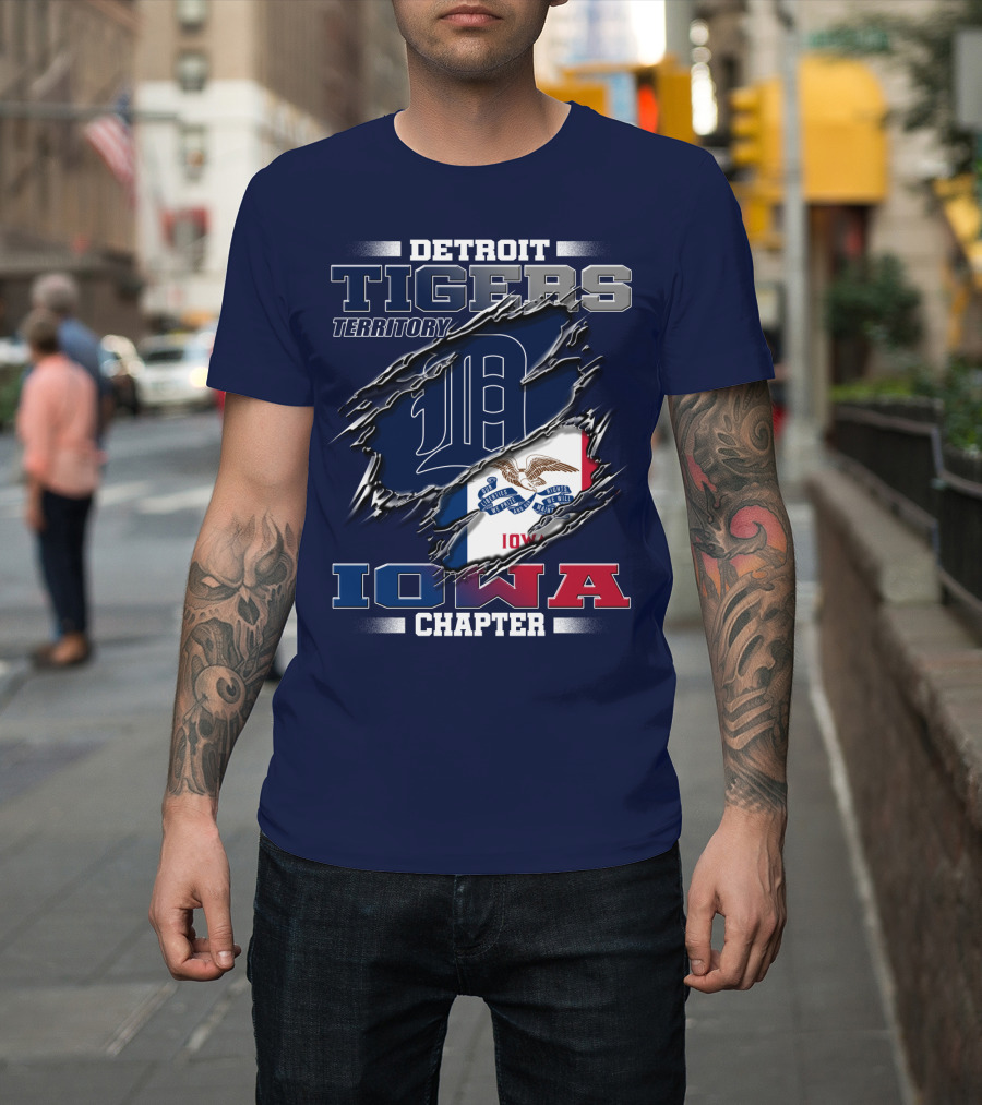 Detroit Tigers Territory Iowa Chapter T-Shirt
