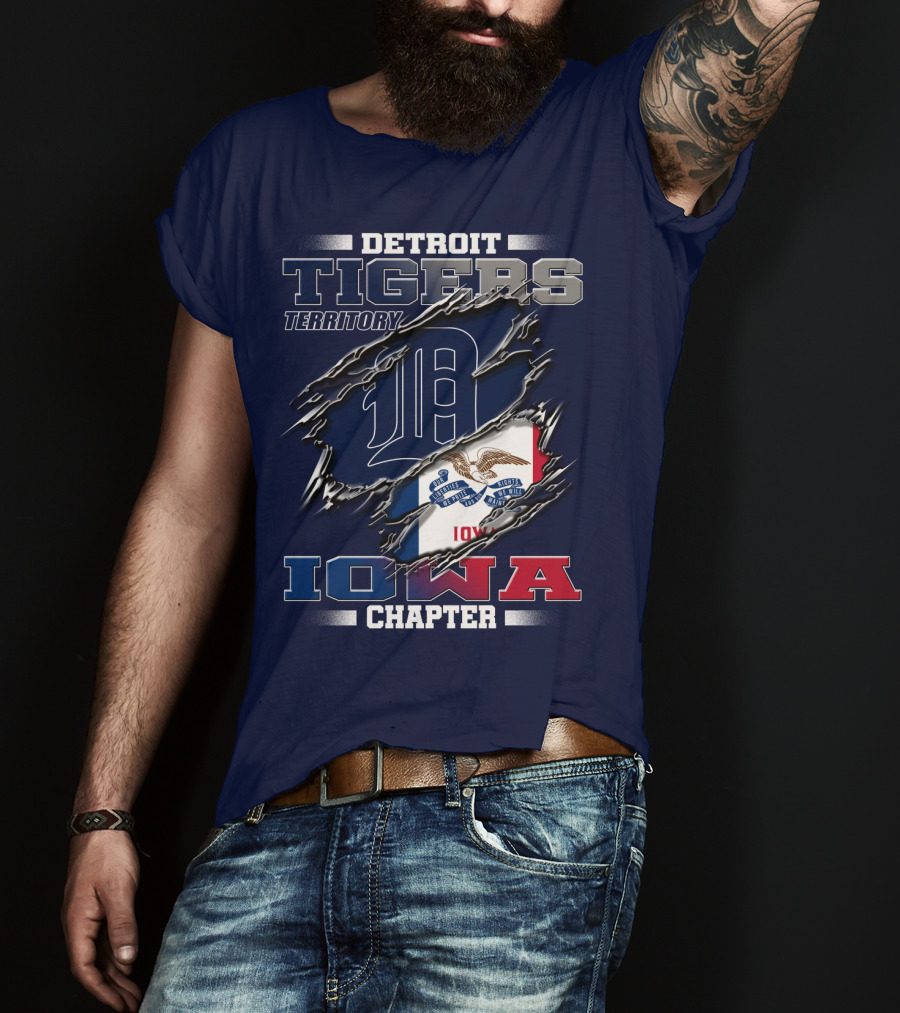 Detroit Tigers Territory Iowa Chapter T-Shirt