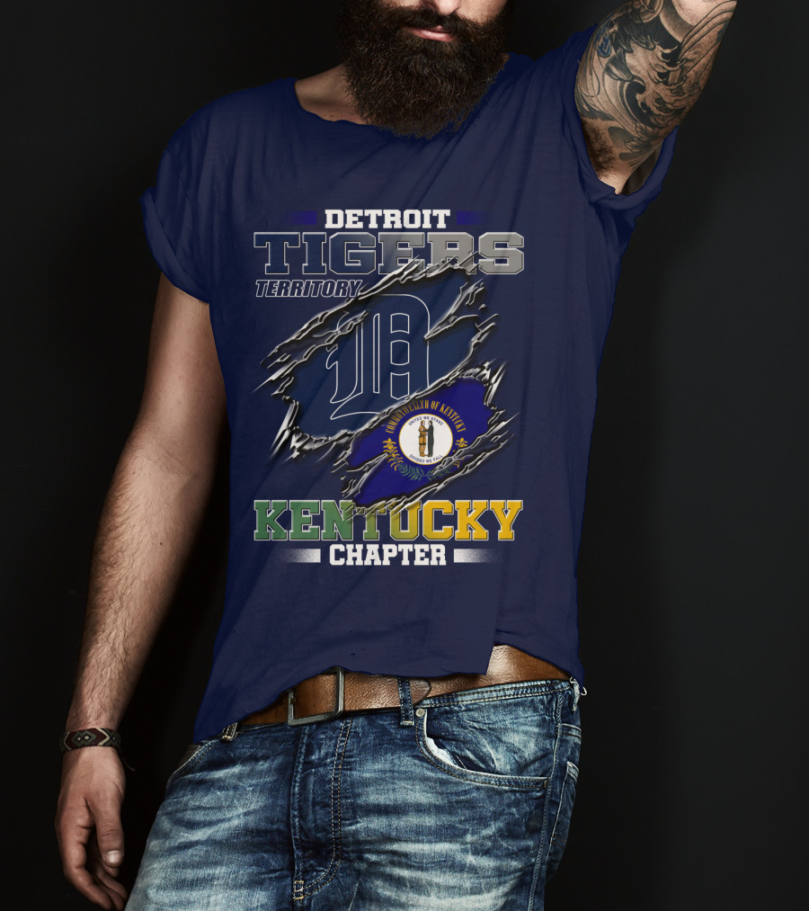 Detroit Tigers Territory Kentucky Chapter T-Shirt