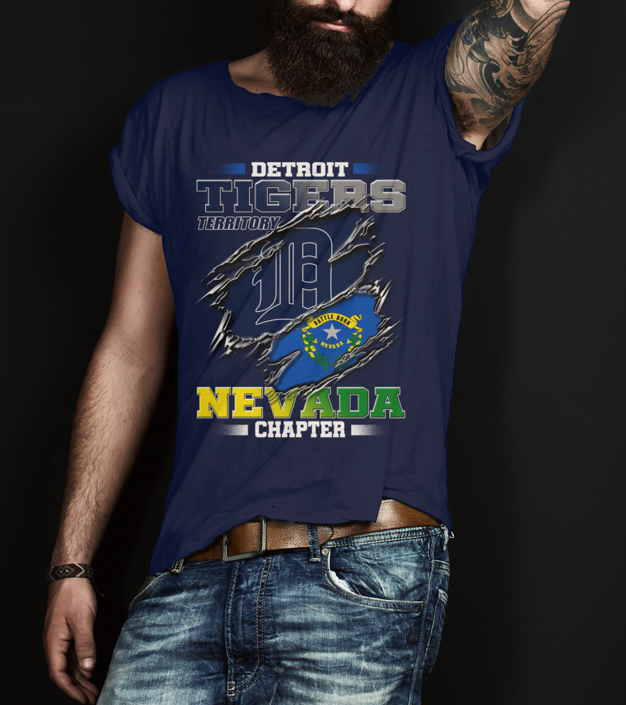 Detroit Tigers Territory Nevada Chapter T-Shirt