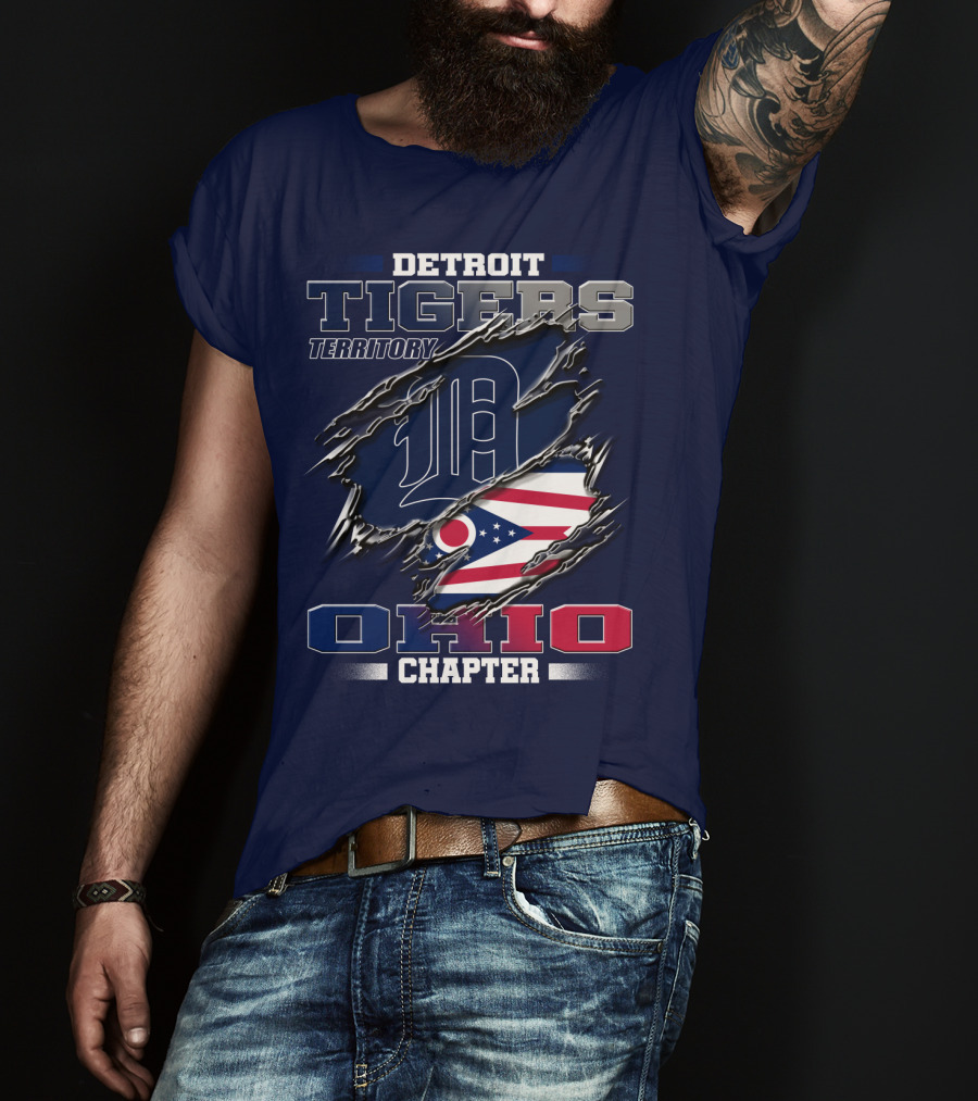 Detroit Tigers Territory Ohio Chapter T-Shirt