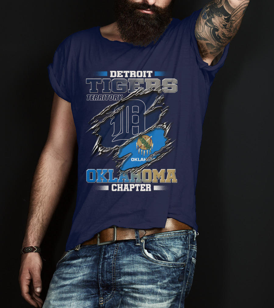 Detroit Tigers Territory Oklahoma Chapter T-Shirt