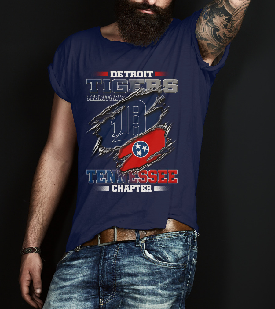 Detroit Tigers Territory Tennessee Chapter T-Shirt