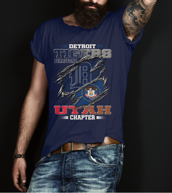 Detroit Tigers Territory Utah Chapter T-Shirt