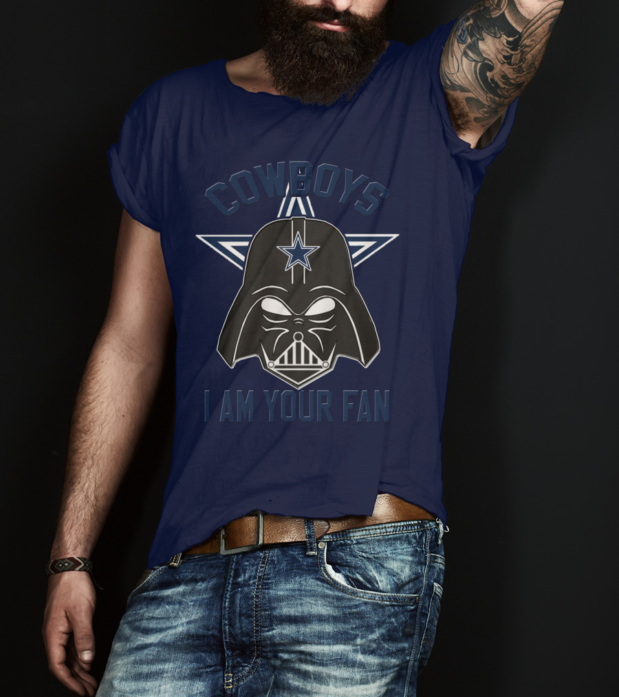 Cowboys I Am Your Fan Star Wars Dallas Cowboys Star T-Shirt