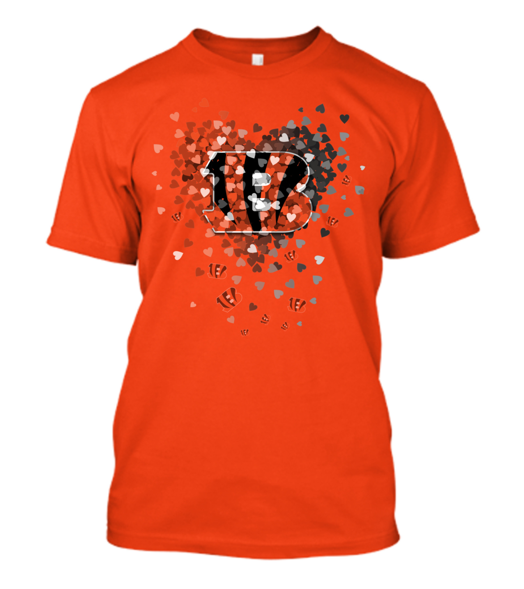 Cincinnati Bengals Heart T-Shirt