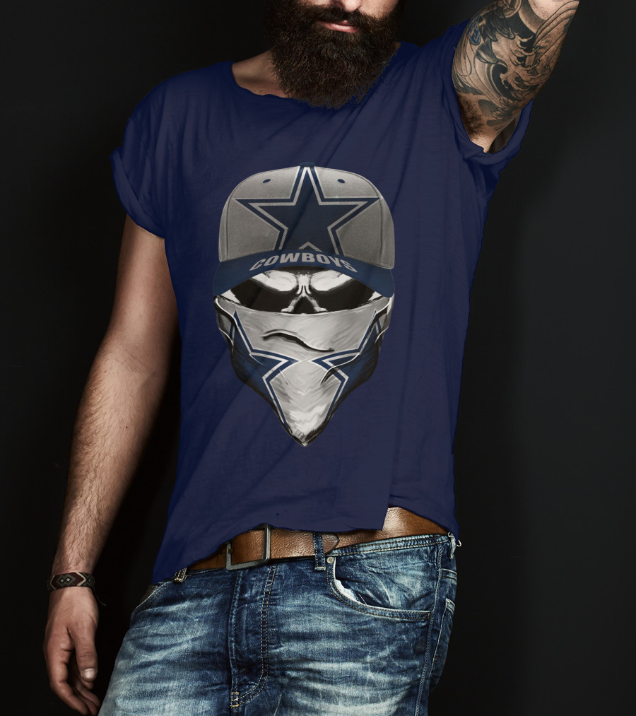 Dallas Cowboys Cowboys Star Hat And Bandana T-Shirt