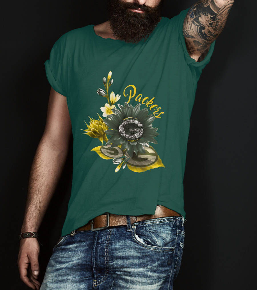 Packers G Floral Green Bay Packers T-Shirt