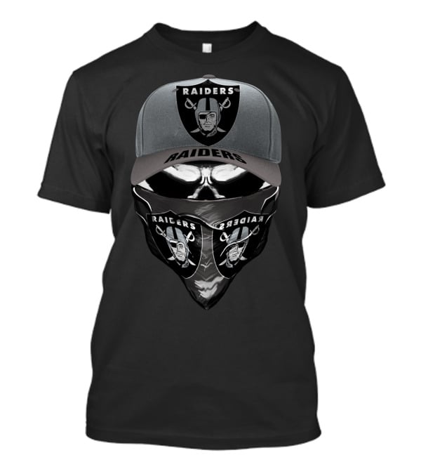 Raiders Oakland Logo Hat And Bandana T-Shirt