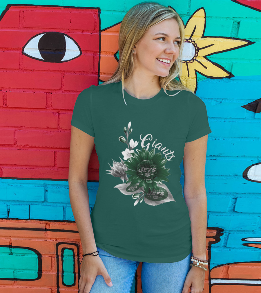 Giants Jets Floral T-Shirt
