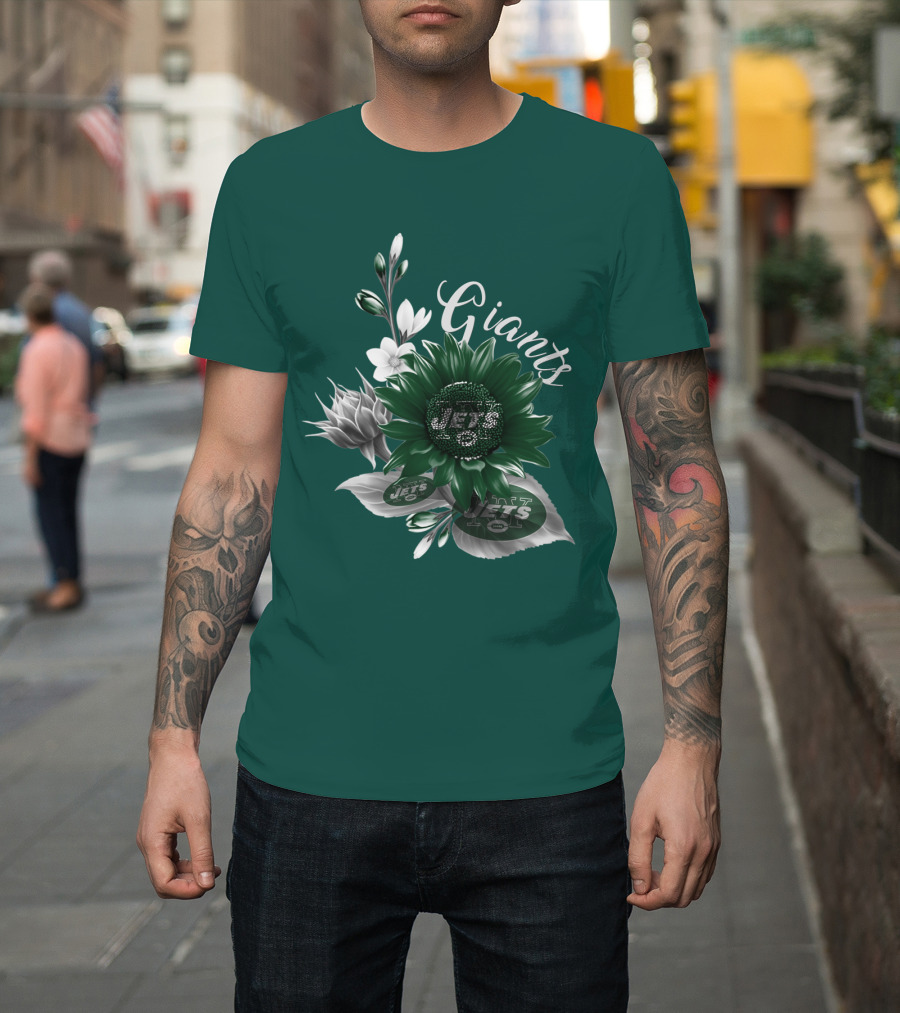 Giants Jets Floral T-Shirt