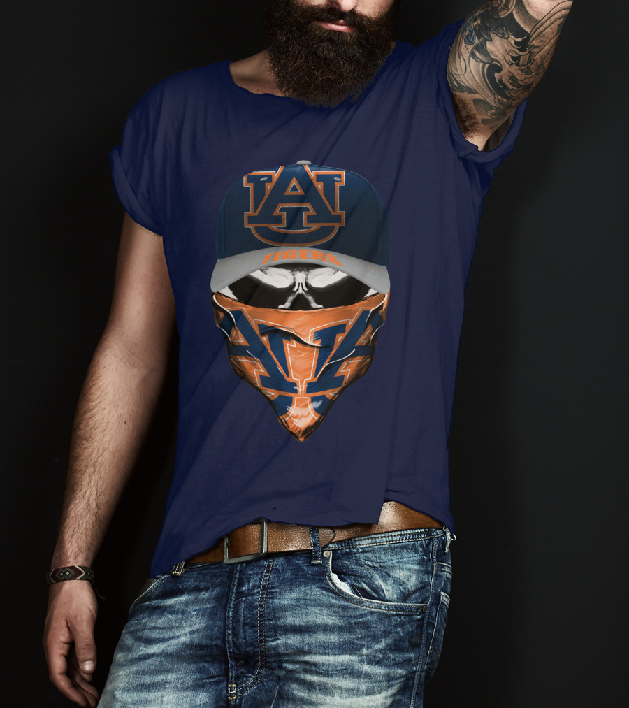 Auburn Tigers Au Logo Hat And Bandana Combo T-Shirt