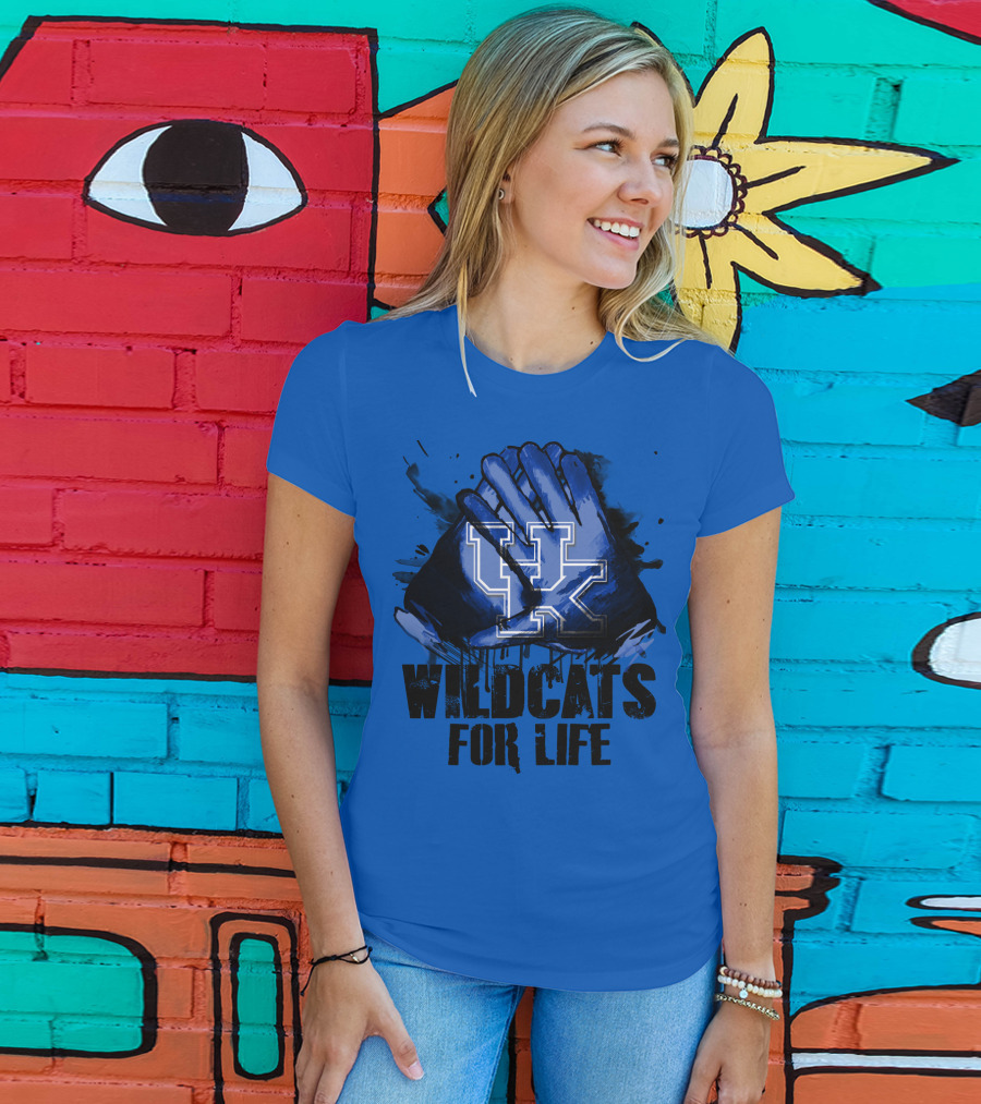 Kentucky Wildcats For Life Uk T-Shirt