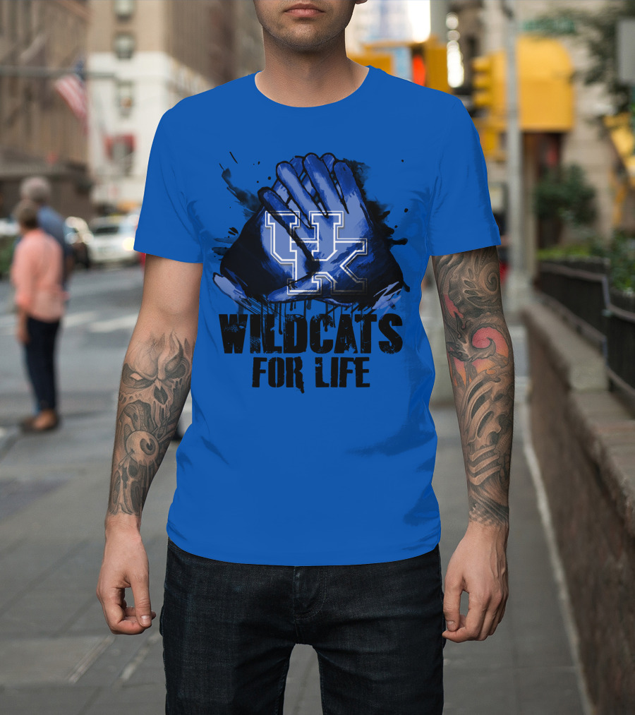 Kentucky Wildcats For Life Uk T-Shirt