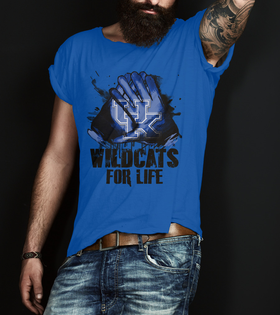 Kentucky Wildcats For Life Uk T-Shirt