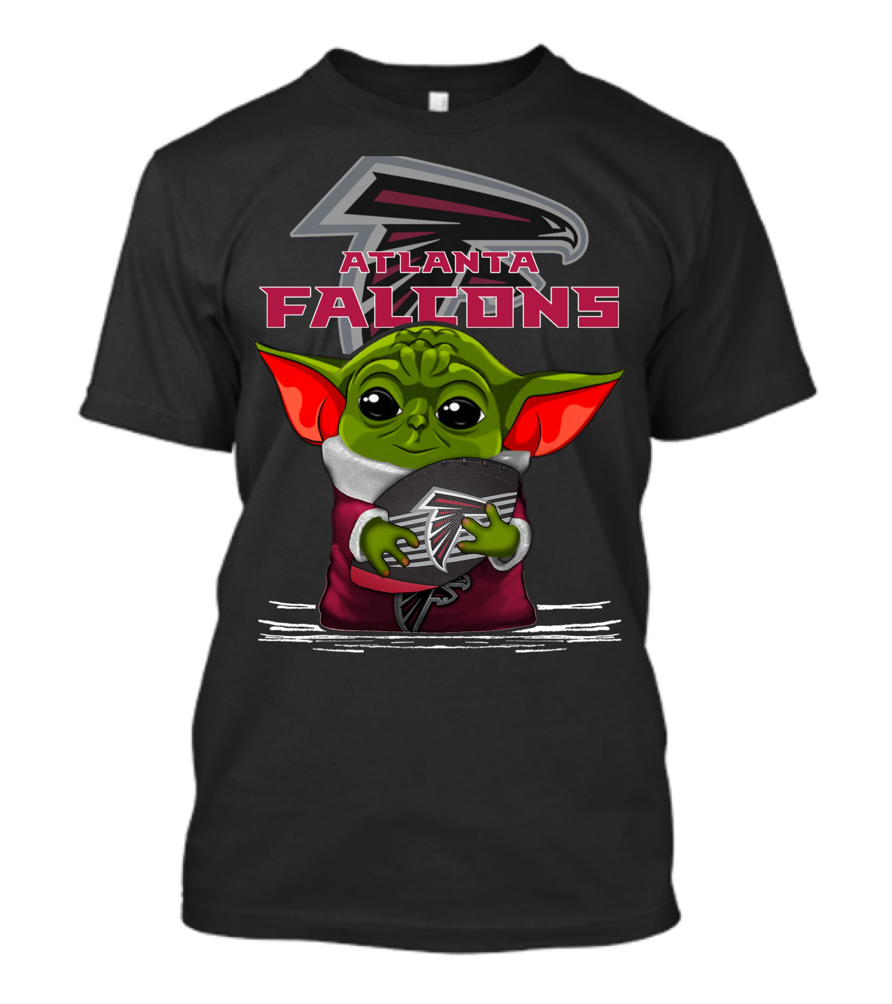 Atlanta Falcons Yoda Football Fan T-Shirt