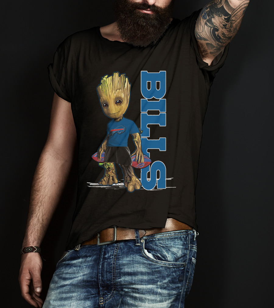 Groot Buffalo Bills NFL Guardians Of The Galaxy T-Shirt