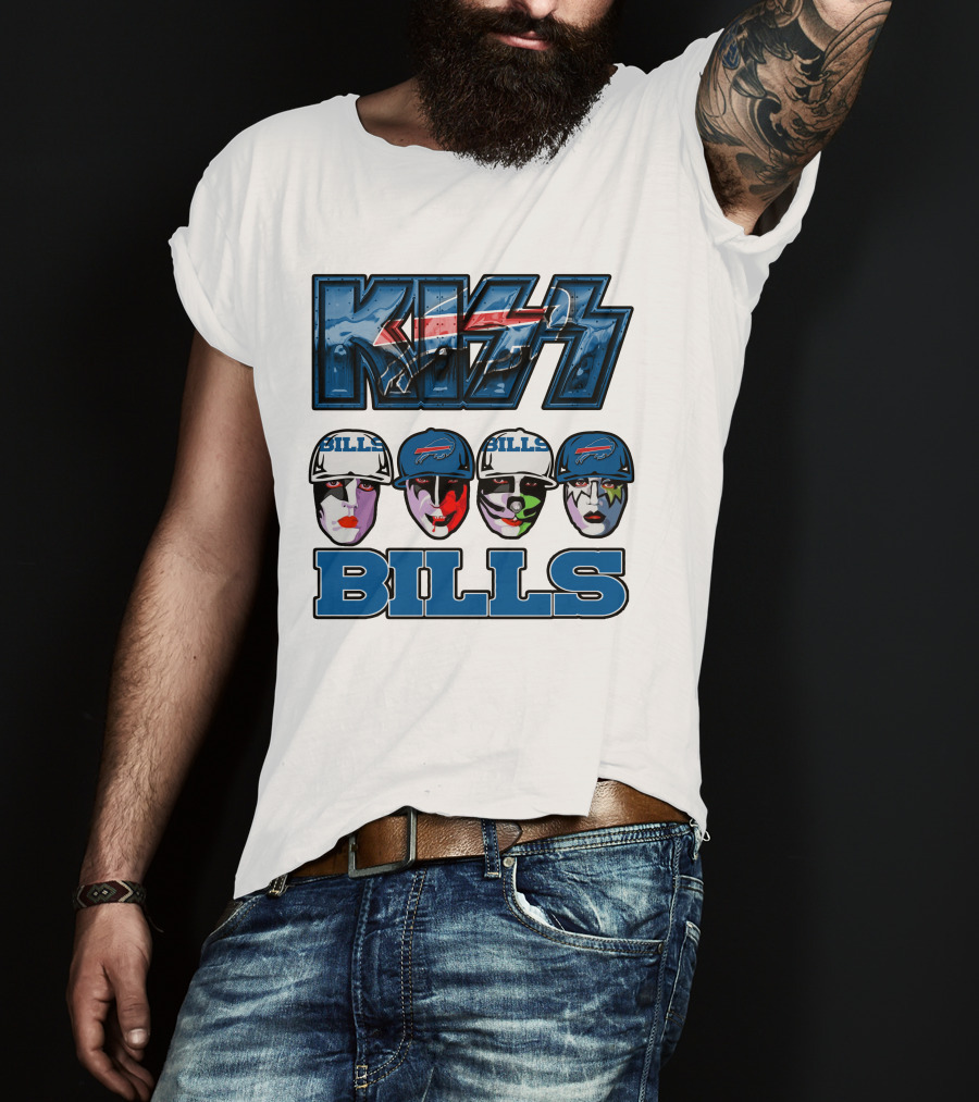 KISS Buffalo Bills Facepaint T-Shirt