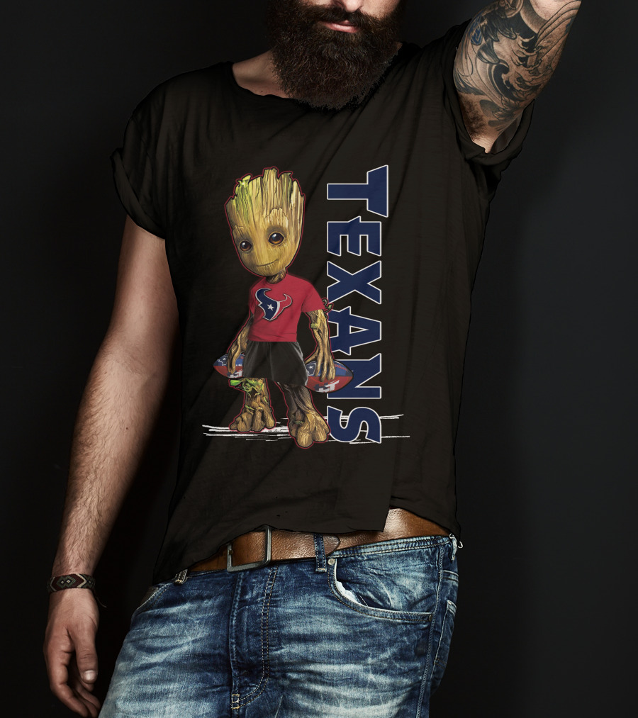 Groot Texans Football T-Shirt