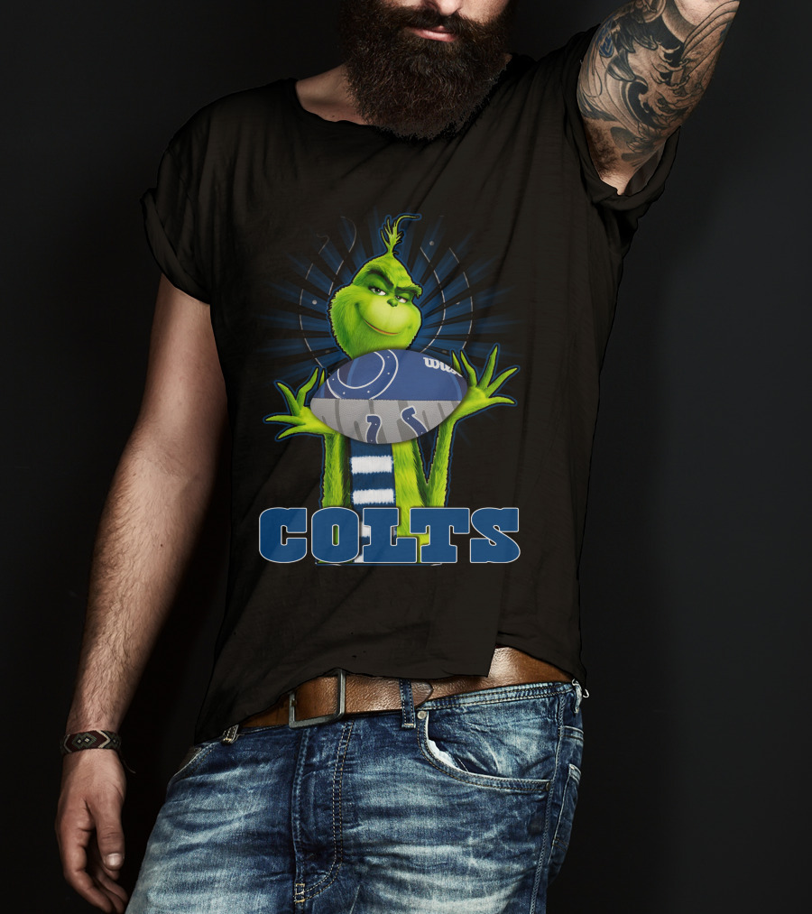Grinch Indianapolis Colts Football T-Shirt