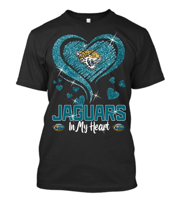 Jaguars In My Heart Jacksonville T-Shirt