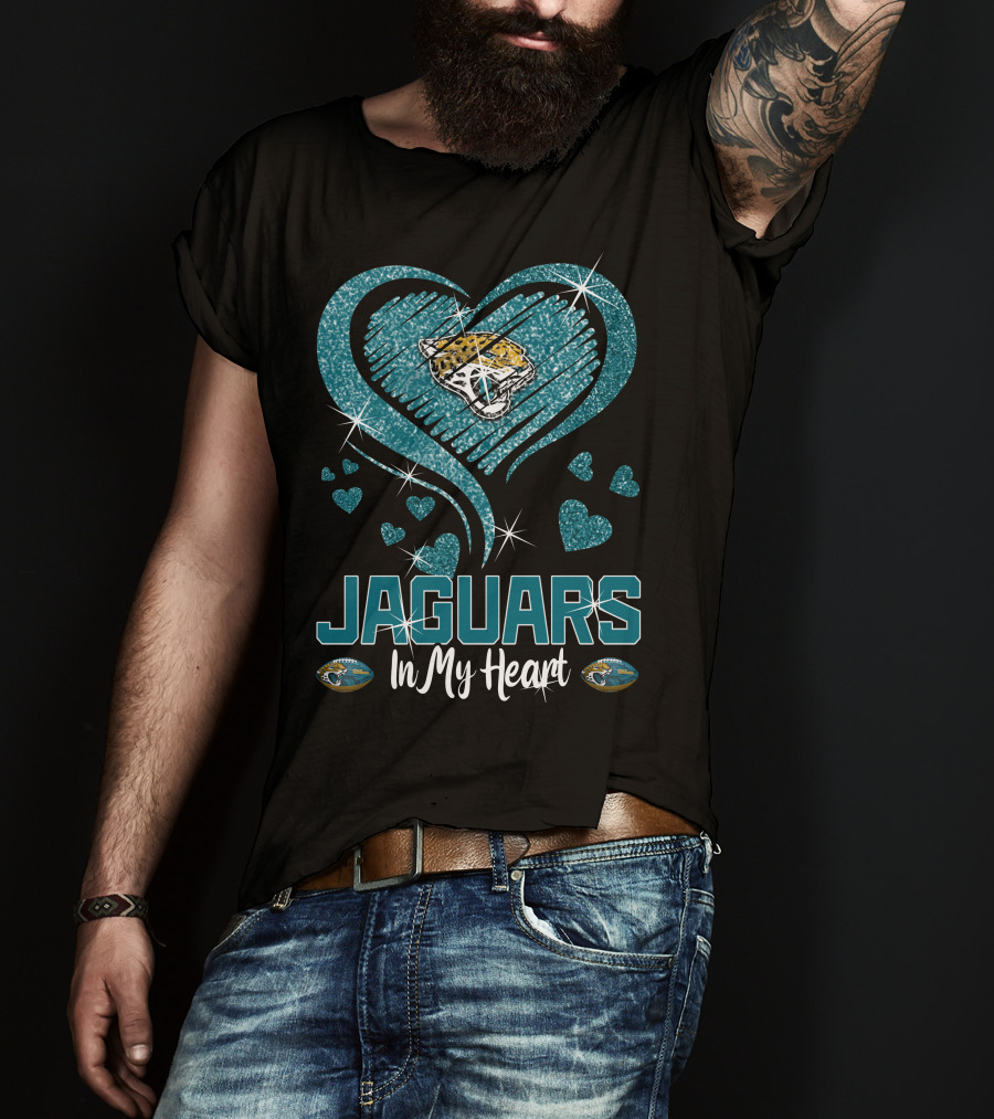Jaguars In My Heart Jacksonville T-Shirt