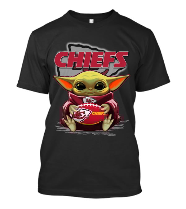 CHIEFS Yoda Holding Kansas City Football T-Shirt