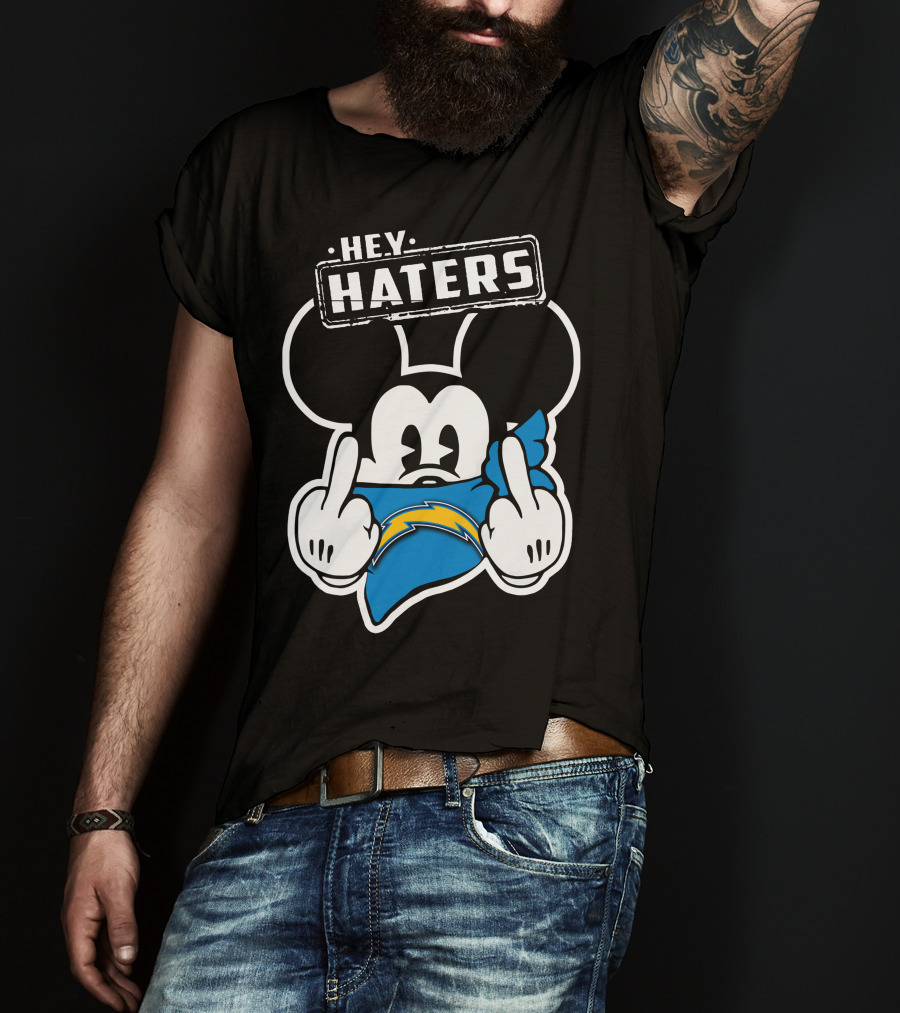 Hey Haters Mick Los Angeles Chargers T-Shirt