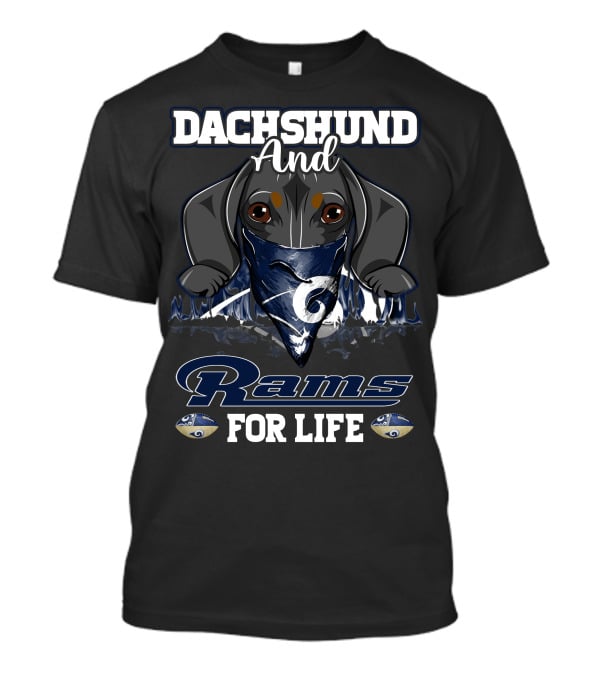 Dachshund And Rams For Life T-Shirt