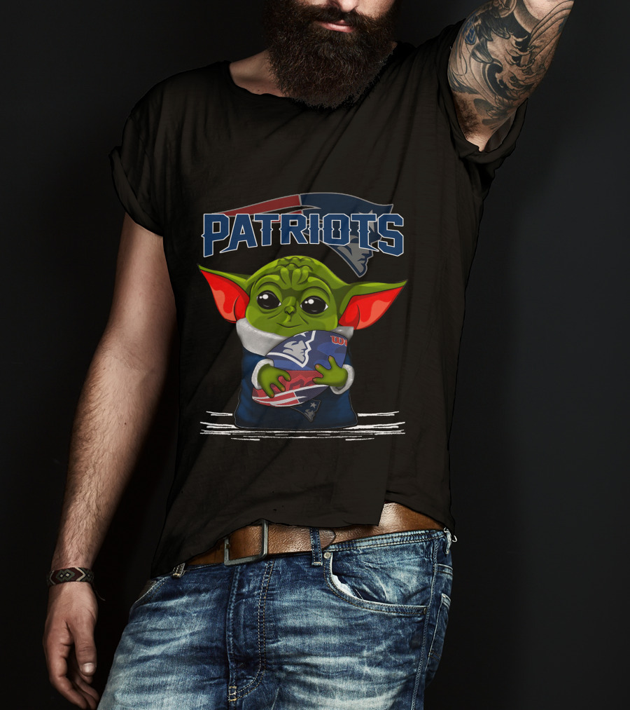 Yoda New England Patriots Football Character T-Shirt