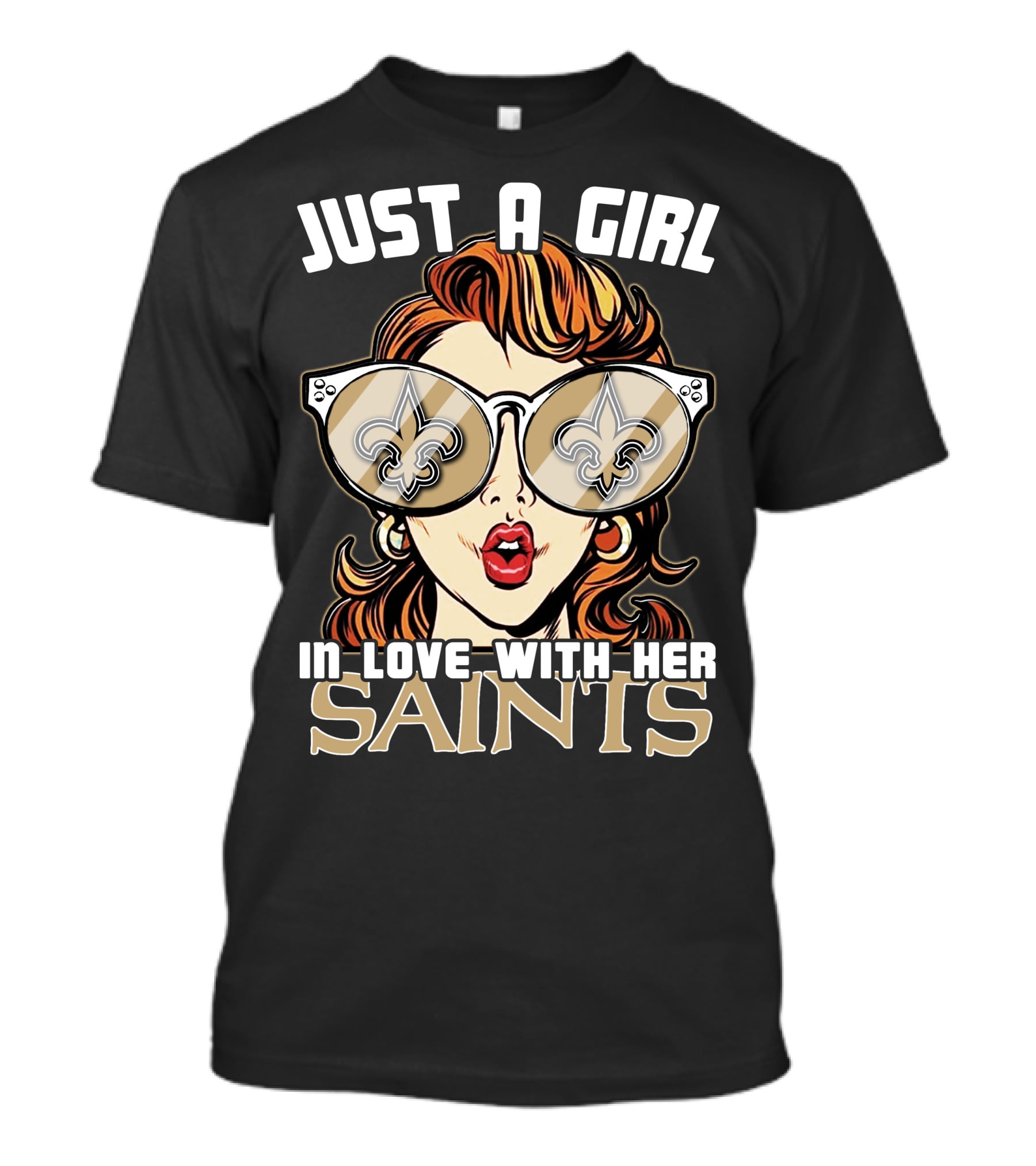 Just A Girl In Love With Her Saints T-Shirt