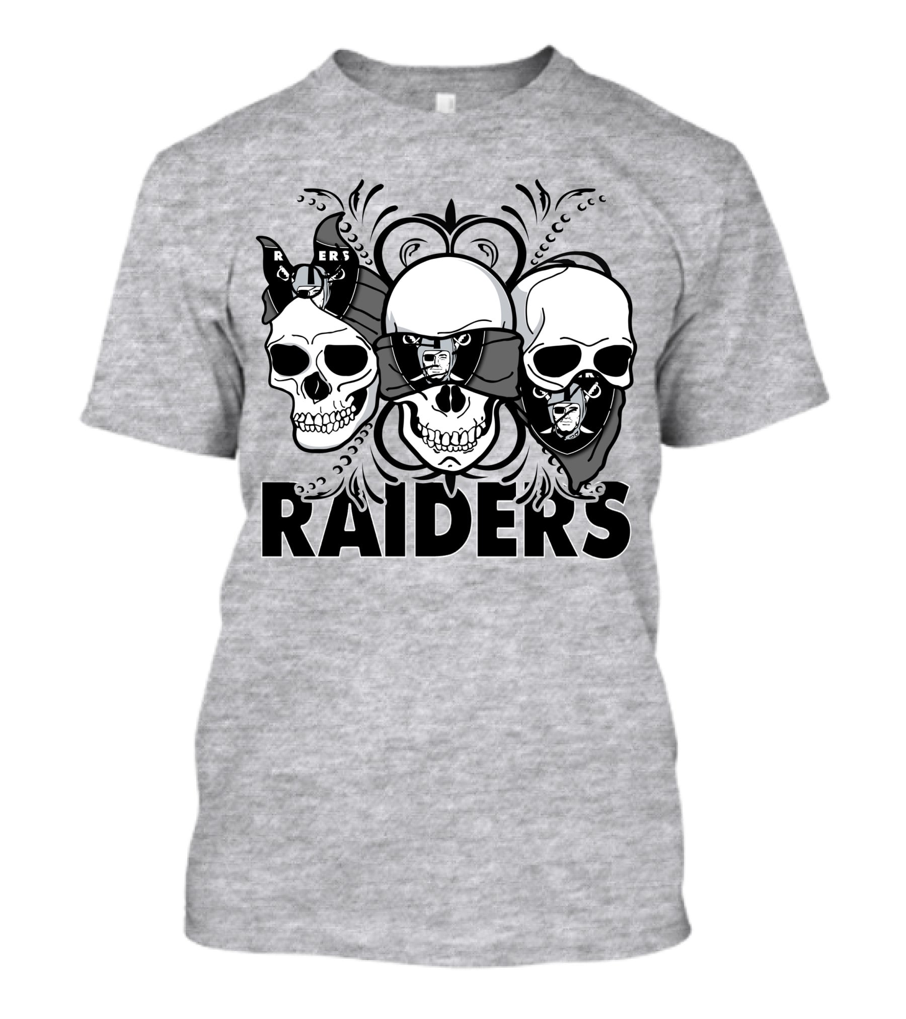 3 Skull Raiders T-Shirt