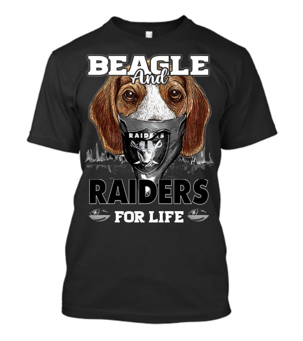 Beagle And Raiders For Life T-Shirt