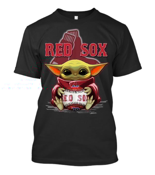 Yoda Red Sox Baseball Boston Fan Art Collaboration T-Shirt
