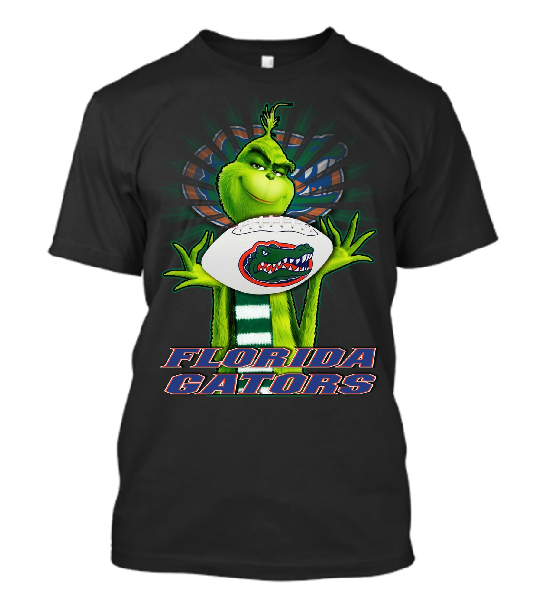 Grinch Holding Florida Gators Football T-Shirt